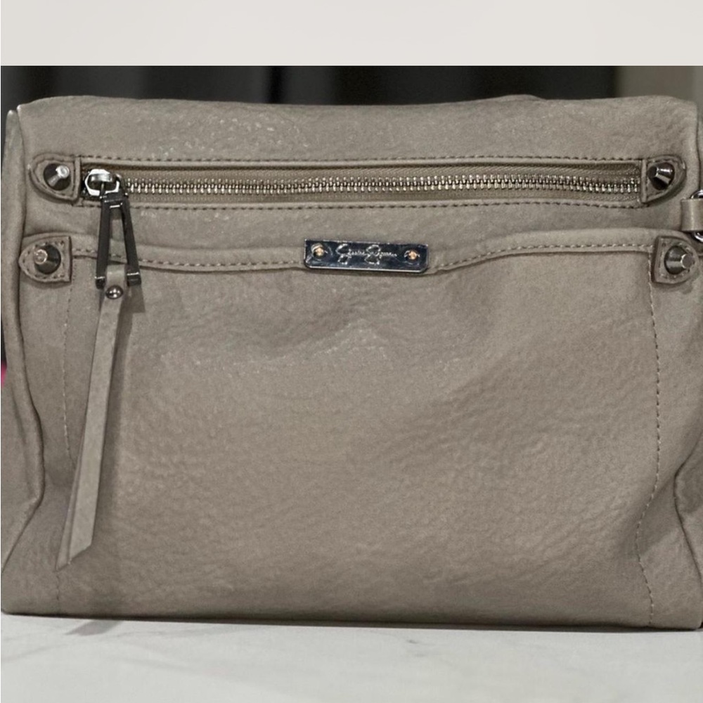 Jessica Simpson Taupe Crossbody Bag